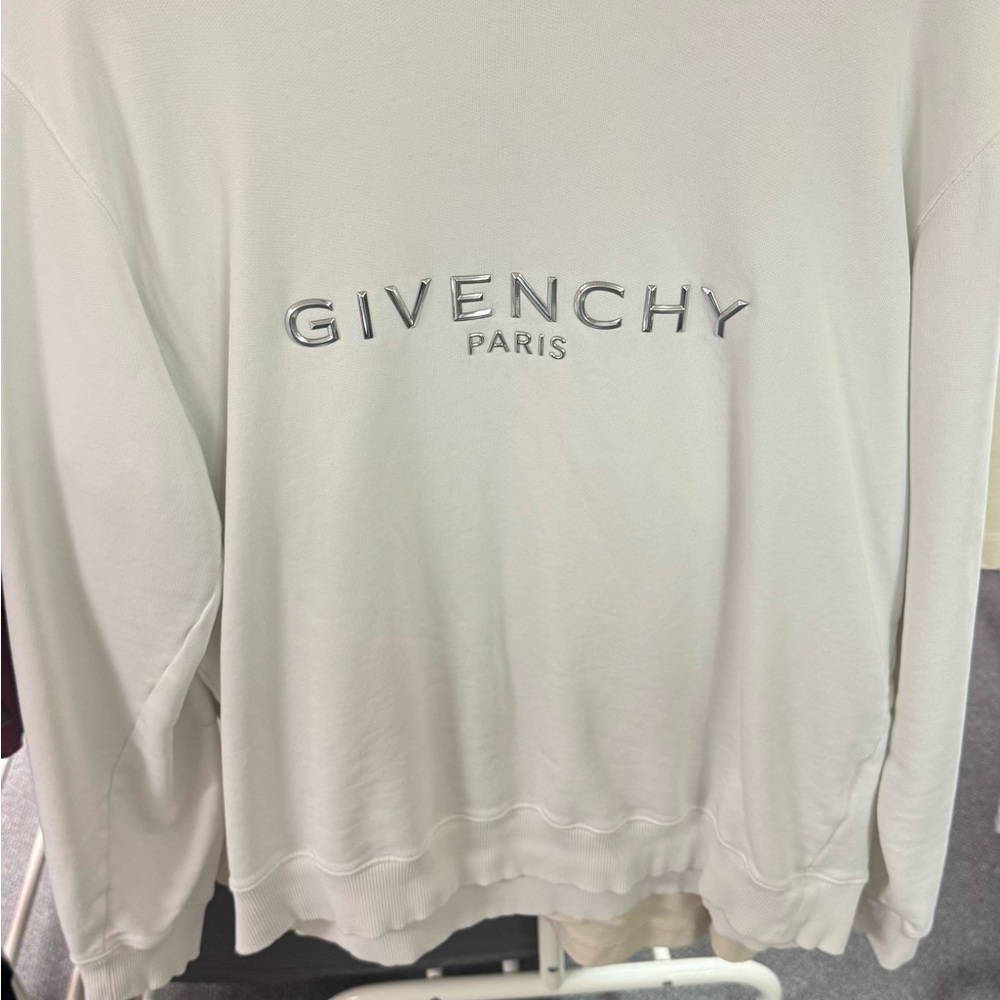 Givenchy Ivory Crewneck Top